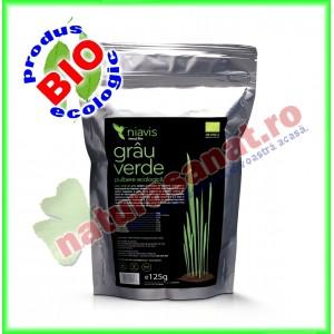 Iarba de Grau Pulbere Organica BIO 125 g - Niavis