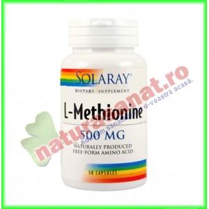L - Methionine 500mg 30 capsule - Solaray - Secom