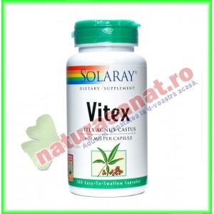 Vitex 400mg 100 capsule usor de inghitit - Solaray - Secom