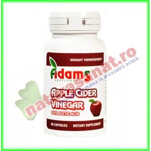 Apple Cider Vinegar (Otet de Cidru Mere) 90 capsule - Adams Vision