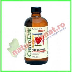 Cod Liver Oil (copii) 237 ml - Childlife Essentials (Secom)