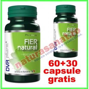 Fier Natural PROMOTIE 60+30 capsule GRATIS - DVR Pharm