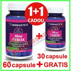 Aloe Ferox PROMOTIE 60+30 capsule GRATIS - Herbagetica
