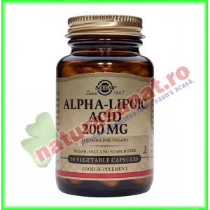 Alpha Lipoic Acid ( Acid Tioctic ) 200 mg 50 capsule vegetale - Solgar