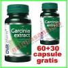 Garcinia extract promotie 60+30 capsule gratis - dvr pharm