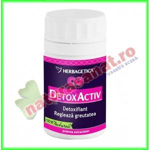 Detox Activ (fost Detoxiplant Activ) 30 capsule - Herbagetica