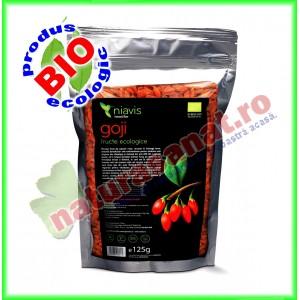 Goji Fructe Ecologice BIO 125 g - Niavis