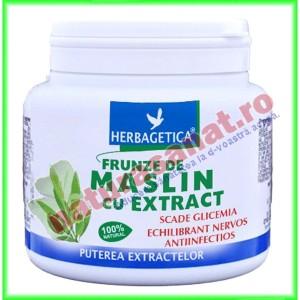 Frunze de maslin extract 280 capsule - Herbagetica