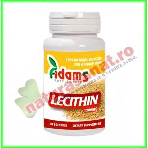 Lecithin (Lecitina) 1200 mg 60 capsule - Adams Vision