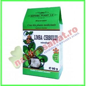 Ceai de Limba Cerbului 80 g - Natura Plant I.F.