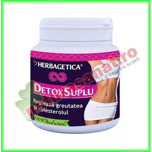 Detox Suplu 200 capsule ( Fost Detoxiplant Suplu ) - Herbagetica
