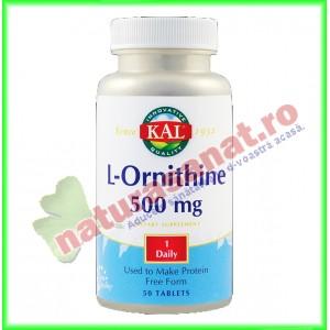 L - Ornothine 500 mg 50 tablete ActivTab - KAL - Secom