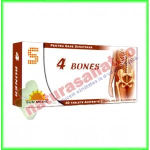 4 Bones 30 comprimate - Sun Medic
