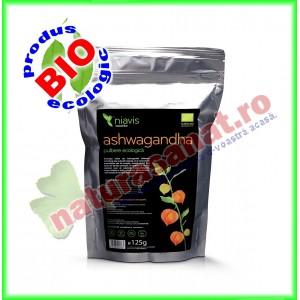 Ashwagandha Pulbere Ecologica BIO 125 g - Niavis