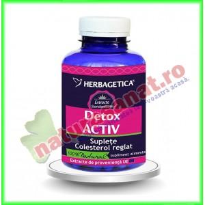 Detox Activ (fost Detoxiplant Activ) 120 capsule - Herbagetica