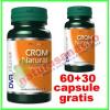 Crom natural promotie 60+30 capsule gratis - dvr pharm