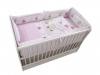 Lenjerie mykids teddy play pink m2 4+1 piese 120x60