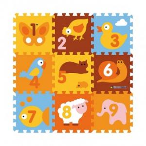 Covor Copii puzzle din spuma Animals 9 piese