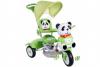 Tricicleta copii cu copertina panda 5 arti  verde