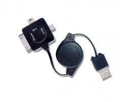 Cablu incarcare multiUSB retractabil Apple iPhone 2G/3G/3GS/4/4S Procell