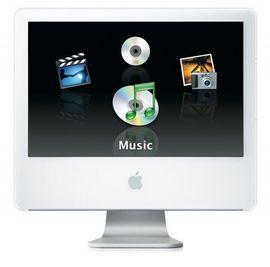 Apple iMac G5, PowerPC 970 G5 1.6 GHz, 1 GB DDRAM, 80 GB HDD SATA, DVDRW, Placa Grafica nVidia GeForce FX5200, WI-FI, Display 17inch 1440 x 900, Mac...