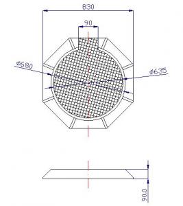 RAMA CU CAPAC CAROSABIL ROTUNDA