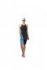 Costum profesional inot Speedo pentru femei Fastskin LZR racer elite 2 openback kneeskin bleumarin/albastru