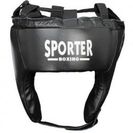 Casca box piele artificiala negru XL Sporter