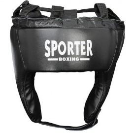 Casca box piele negru L Sporter