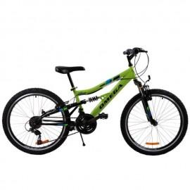 Bicicleta MTB Omega Magic 24" verde fullsuspension