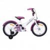 Bicicleta copii ninja 12" roz/alb
