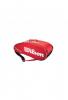 Geanta tenis wilson tour molded 9pk bag red
