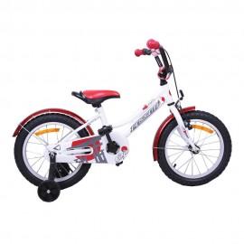 Bicicleta copii Ninja 16" rosu/alb
