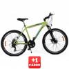 Bicicleta omega hawk 26" 21 viteze verde+1 cadou