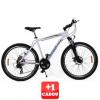 Bicicleta omega hawk 27.5" 21 viteze alb+1 cadou