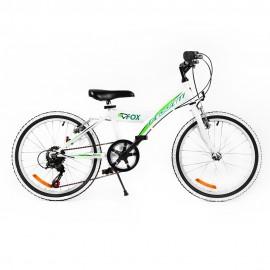 Bicicleta MTB Passati Fox 20" alb/verde;