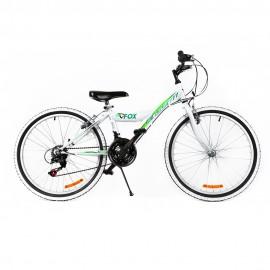 Bicicleta MTB Passati Fox 24" alb/verde