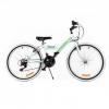 Bicicleta MTB Passati Fox 24" alb/verde