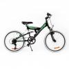 Bicicleta mtb passati voyager 20" negru/verde