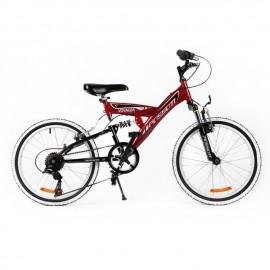 Bicicleta MTB Passati Voyager 20" rosu fullsuspension