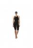 Costum profesional inot Speedo pentru femei Fastskin LZR racer elite 2 openback kneeskin negru