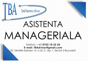 Consultanta si asistenta manageriala si servicii de management financiar
