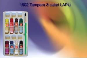 Tempera 8 culori LAPU 1802