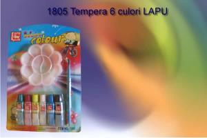 Tempera 6 culori LAPU 1805