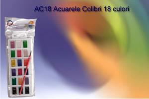 Acuarele Colibri 18 culori AC18