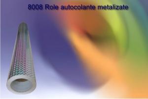Role autocolante metalizate 8008