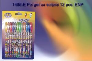 Pix gel cu sclipici 8 pcs. ENP 1565-E