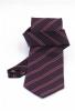 Cravata mov cu dungi lila si negre -