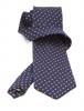Cravata bleumarin cu patratele