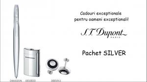 Pachet S.T. Dupont - Silver - NOU!